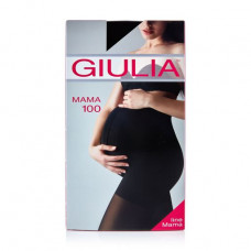 Warm tights female Giulia Mama for pregnant women, 100 DEN, Caffe, size 4