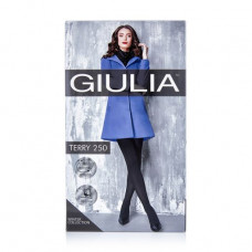 Warm tights female Giulia Terry 250 DEN, Nero, size 2
