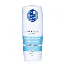 Thermal deo-roller of flavourless Celenes Thermal Mineral Roll-On Hydrate & Refresh, for sensitive skin, 75 ml