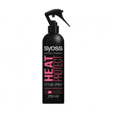 Thermoprotective spray for hair dressing of Syoss Heat Protect Styling Spray fixing 2, 250 ml