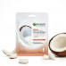 Fabric mask - a face milk of Garnier Skin Naturals Pitaniye-Bomba with coconut milk, for dry and dim skin, 28 g