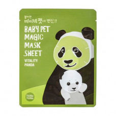 Fabric Holika Holika Baby Pet Magic Mask Sheet Vitality Panda mask of nutritious, 22 ml