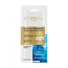 Fabric mask for skin around L'Oreal Paris eyes Age the expert toning 35+, 6 g