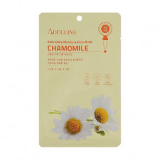 The fabric Adelline Daily Deep Moisture Face Mask Chamomile face pack which is Deeply moistening with extract of a camomile, 20 g