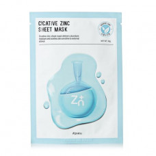 Fabric A'pieu Cicative Zinc Sheet Mask face pack, 22 g