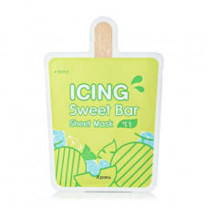 Fabric A'pieu Icing Sweet Bar Sheet Mask Melon face pack with extract of a melon, 21 g