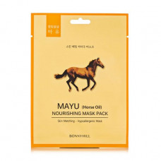 Fabric Beauadd Bonnyhill Mask Pack Mayu face pack with horse fat, 23 g