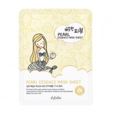 Fabric Esfolio Pearl Essence Mask Sheet face pack with pearls, 25 ml