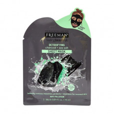 Fabric FREEMAN Feeling Beautiful face pack detox Coal and Sea salt, 25 ml