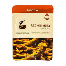 Fabric Farm Stay Visible Difference Mask Sheet Red Ginseng face pack with extract of a red ginseng, 23 ml
