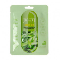 Fabric Jigott Green Tea Real Ampoule face pack with extract of green tea, 27 ml