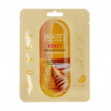 Fabric Jigott Honey Real Ampoule Mask face pack with extract of honey, 27 ml