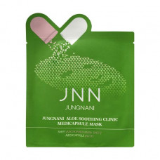 The fabric Jungnani Aloe Soothing Clinic Medicapsule Mask face pack Calming with extract of an aloe, 23 ml