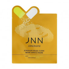 The fabric Jungnani Snail Clinic Medicapsule Mask face pack Restoring with mutsiny snails, 23 ml