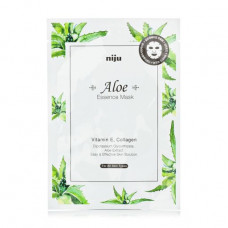 Fabric Konad Niju Aloe Essence Mask face pack with an aloe, 17 ml