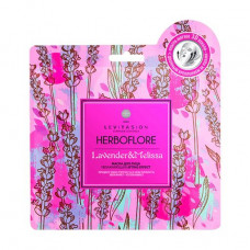 The fabric Levitasion Herboflore Lavender & Melissa Lifting effect face pack moistening with a lavender and a melissa, 35 ml