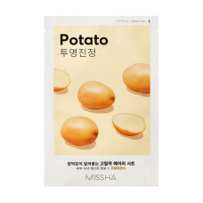 Fabric Missha Airy Fit Sheet Mask Potato face pack with extract of potatoes, 19 g