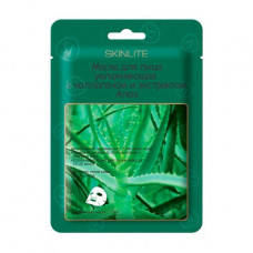 Fabric Skinlite Aloe Essence Mask face pack with collagen and an aloe, 23 ml
