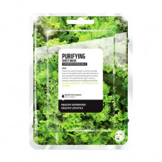 Fabric Superfood For Skin Purifying Sheet Mask face pack Cabbage of Calais, 25 ml
