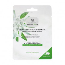 Fabric The Body Shop Drops Of Youth Concentrate Sheet Mask face pack, 21 ml