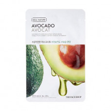 Fabric The Face Shop Real Nature Avocado Face Mask face pack with extract of avocado, 20 g