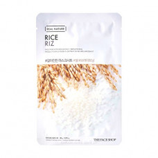 Fabric The Face Shop Real Nature Rice Face Mask face pack with extract of rice, 20 g