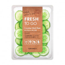 Fabric Tony Moly Fresh To Go Mask Sheet Cucumber face pack with a cucumber, 22 g