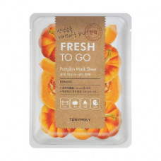 Fabric Tony Moly Fresh To Go Mask Sheet Pumpkin face pack with extract of pumpkin, 25 g