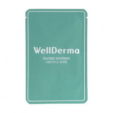 Fabric WellDerma Teatree Soothing Ampoule Mask face pack with extract of a tea tree, 10*25 ml