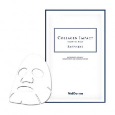 Fabric sapphire WellDerma Collagen Impact Essential Mask Sapphire mask with sea collagen, 10*25 ml
