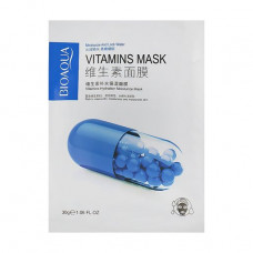 Tkaninna a mask for oblichchya Bioaqua Vitamins Hydration Moisturize Mask Vitamin, moistening, 30 g