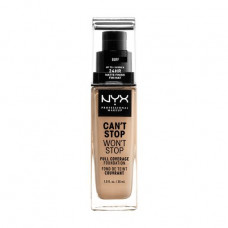 NYX Professional MakeupCan't Stop Will not Stop Liquid Foundation 10 Buff liquid foundation of 30 ml
