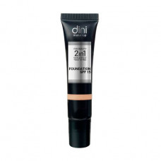 Liquid foundation for the person Dini 2in1 Skin Effect + Mattifing Foundation SPF 15, 03 Warm Caramel, 20 ml