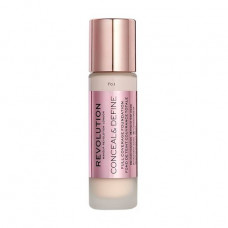Liquid foundation for the person Makeup Revolution Conceal & Define Foundation F0.1, 23 ml