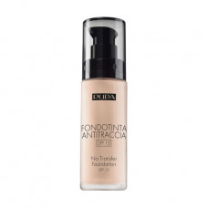 Liquid foundation for the person Pupa No Transfer Foundation SPF15 001 Nude, 30 ml