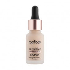 Liquid foundation for the person Topface Sensitive Mineral Serum Foundation, 02 Sand Beige, 15 ml