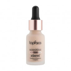 Liquid foundation for the person Topface Sensitive Mineral Serum Foundation, 03 Rose Beige, 15 ml
