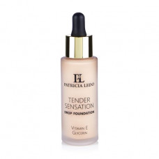 Tone means of Patricia Ledo Tender Sensation Drop Foundation with vitamin E and glycerin, tone 01, 30 ml