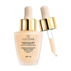 Ml Collistar Serum Foundation Perfect Nude Second Skin Effect SPF 15 1 Ivory 30 foundation
