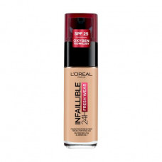 L'Oreal Paris Infaillible 24H Fresh Wear foundation, 120 Vanilla, 30 ml