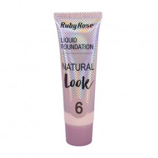 Ruby Rose Natural Look Liquid Foundation HB-8051 foundation tone 6, 29 ml