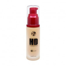 W7 HD Foundation Natural Beige foundation, 30 ml