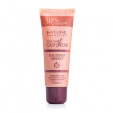 Foundation for the person Eveline Cosmetics Touch Of Cashmere of warm beige, 40 ml