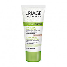 Foundation for the person Uriage Hyseac 3-Regul Soin Global Teinte SPF 30 oily skin Care, 40 ml