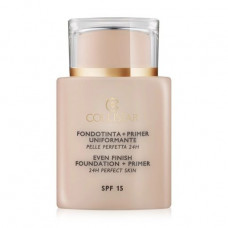 Foundation and basis under a make-up of Collistar Evening Foundation + Primer 24H Perfect Skin SPF15 01 Ivory, 35 ml