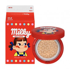 Tone kushon for the person Holika Holika Peko Chan Hard Cover Glow Cushion SPF 50+ PA +++, 01 Warm Ivory, 14 g