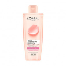 Tonic for the person L'Oreal Paris Absolute tenderness, for dry and sensitive skin, 200 ml