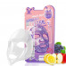 The toning fabric Elizavecca Milky Piggy Cyborg Fruits Deep Power Ringer Mask Pack face pack with fruit extracts, 23 ml