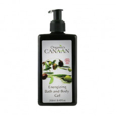Canaan Organic Energizing Bath & Body Gel toning shower gel, 250 ml