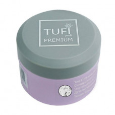 Top for the Tufi Profi Premium Top gel polish without sticky layer, with a brass leaf silver, 30 ml